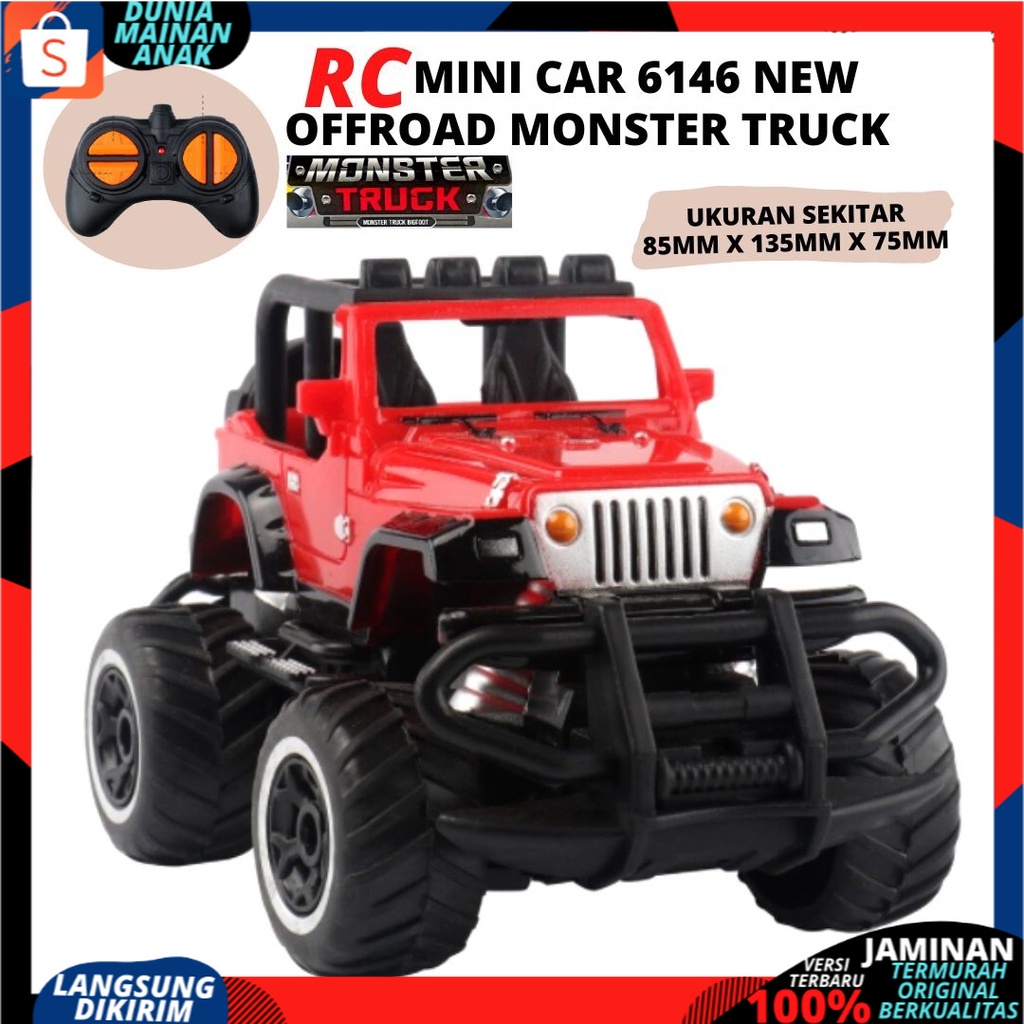 Mobil Remote Control RC Car 6146 New Version  Model SUV dan Jeep Remot Kontrol  Unik Tahan Banting