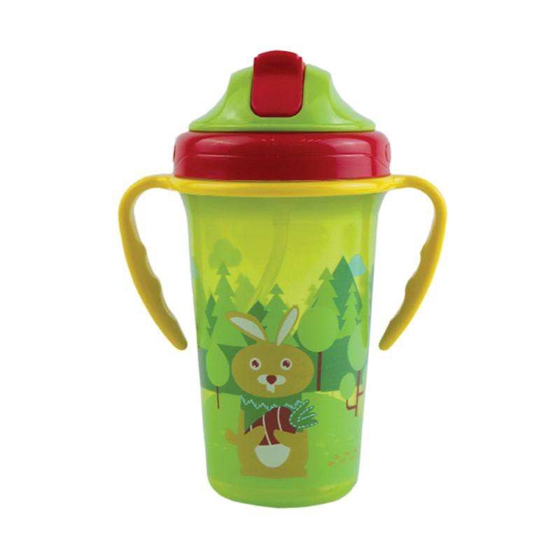 Baby Safe Training Cup With Straw 300 ml JP020 - Cangkir Belajar Minum Baby Safe 300 ml
