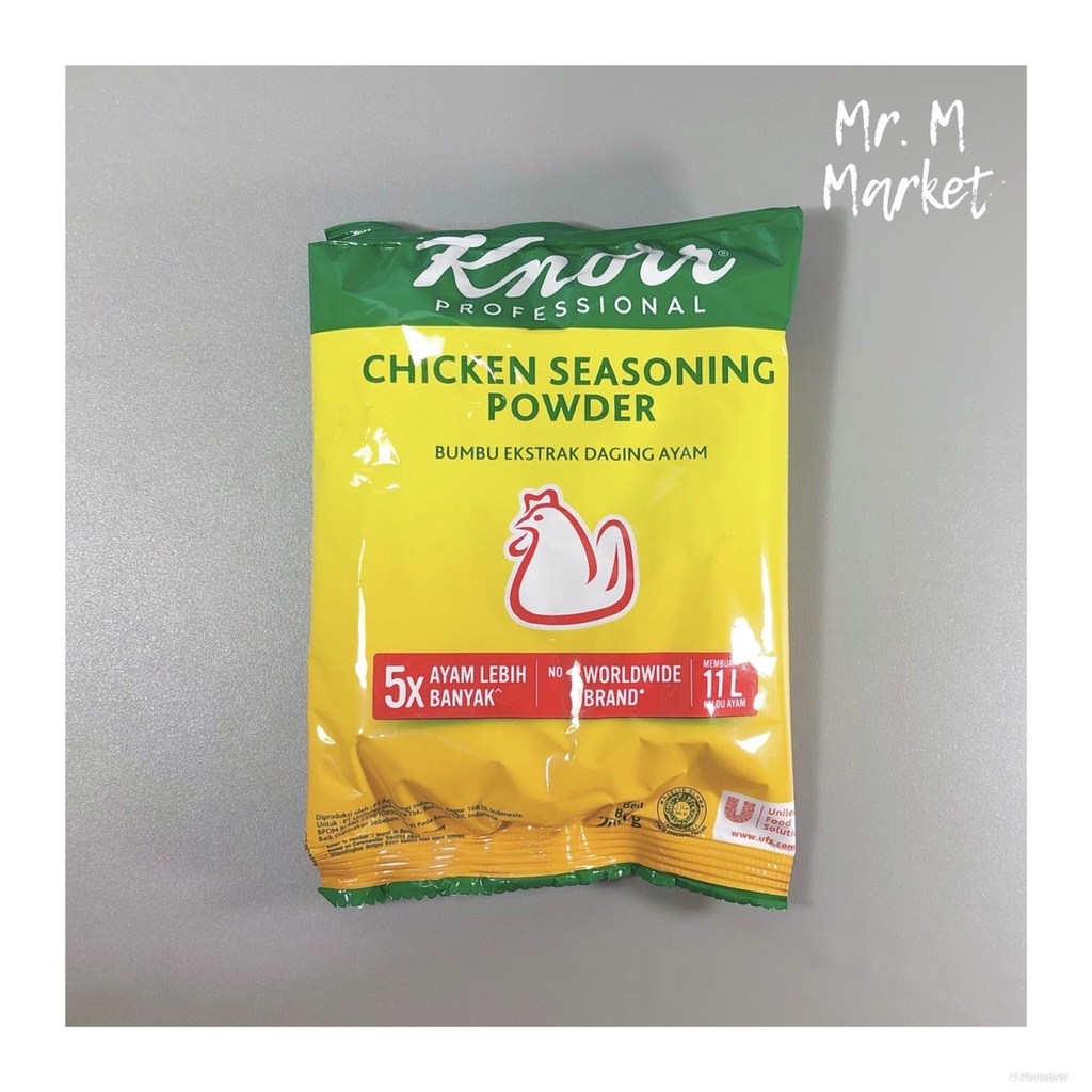 

Knorr Chicken Seasoning Powder 200 gr - Knoor Bubuk Kaldu Ayam Halal BPOM