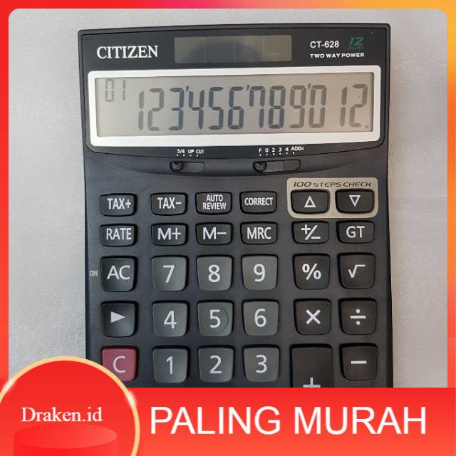 

[COD} Kalkulator Citizen 628 . Kalkulator 12 Digit . Kalkulator Besar . Kalkulator Berkwalitas
