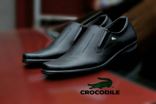 Cod Siap Kirim Sepatu Pria Crocodile Pantopel / Kerja Formal Kantoran Murah.,..08