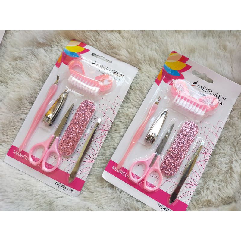 ~ PIYOSHI08 ~ Paket Manicure Set Beauty Meifuren Lengkap Murah AF32