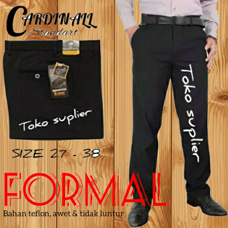 Celana kain formal Berkualitas Termurah 27-44 / Celana kerja Pria / Celana Formal Pria / Celana kerja jumbo / Celana kerja pria slimfit standar reguler