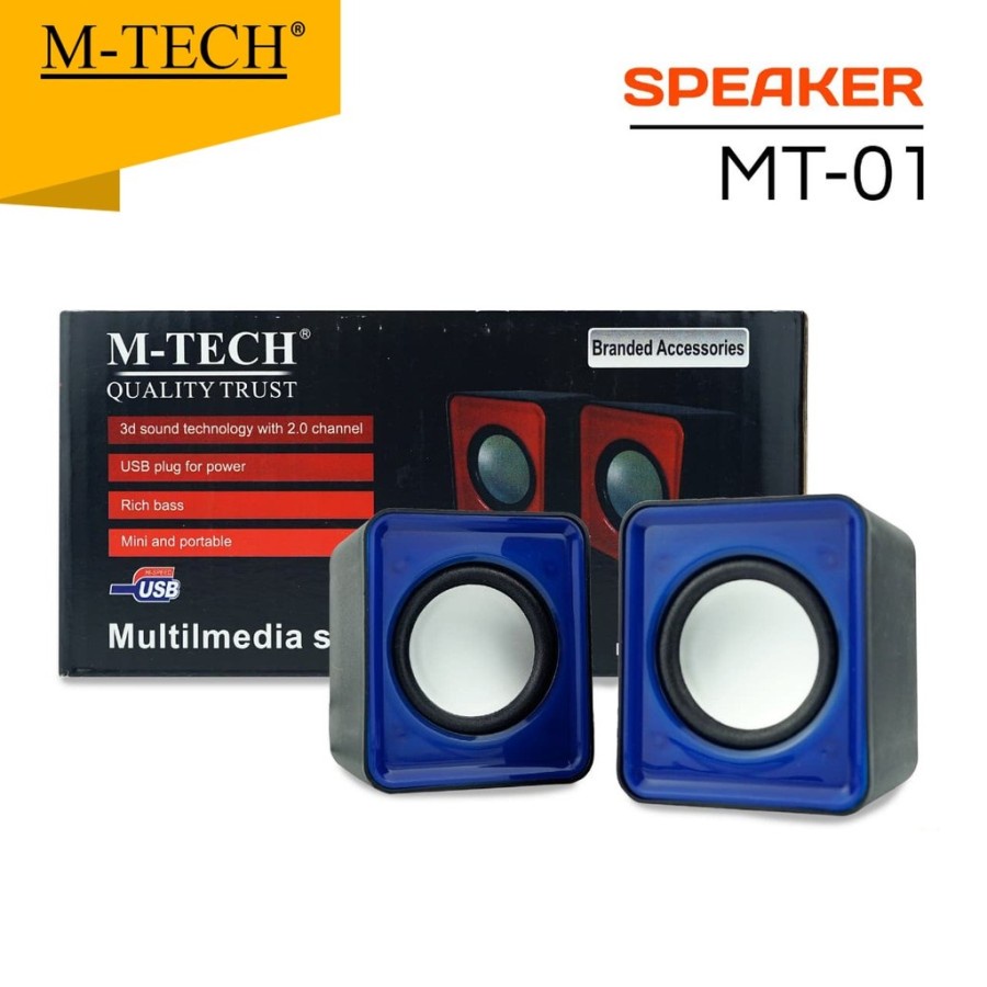 Speaker M-Tech Original Multimedia PC Komputer Laptop MT-01