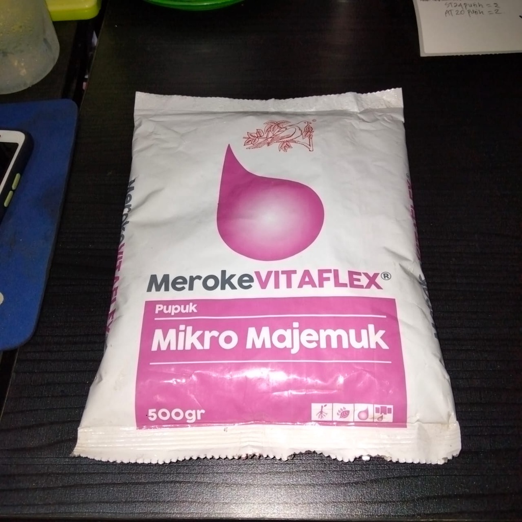 Ori Pupuk Meroke Vitaflex 500 Gram Pupuk Mikro Majemuk Hidroponik Hidro Farm Nutrisi Mikro Lengkap Hidroponik Grade Ori