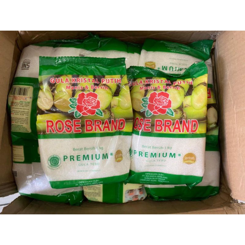 

Gula pasir Rose brand 1kg