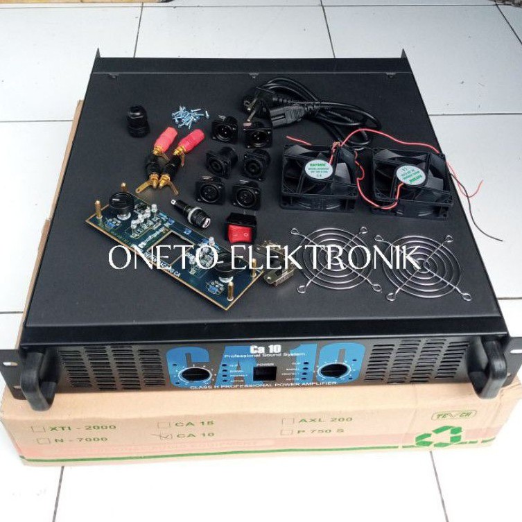 Box power CA10 2U dan aksesoris sesuai gambar