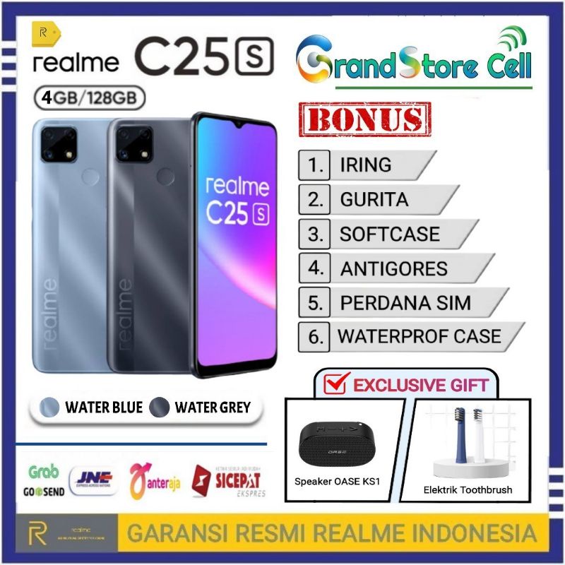 REALME C25S C25 S RAM 4/128 GB | C25Y RAM 4/64 GB GARANSI RESMI REALME INDONESIA