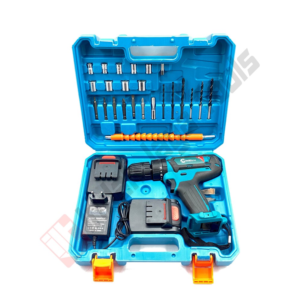 MAILTANK SH190 Cordless Drill Set 32V Mesin Bor Baterai Tembok Impact