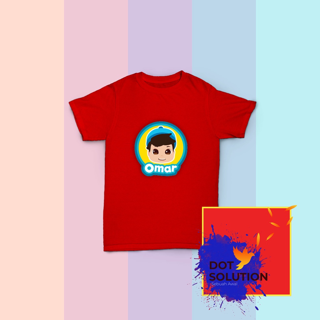 Kaos Anak Omar & Hana Design Omar  untuk Bayi dan Anak Unisex