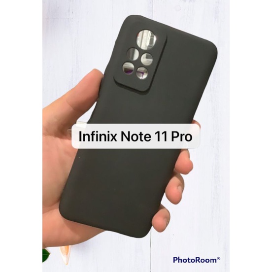 PAKET 2IN1 case INFINIX NOTE 11 PRO Soft Case Slim Premium Protect Camera+Tempered Glass Anti Radiasi