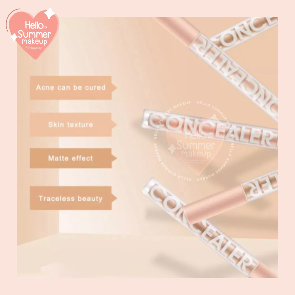 𝐋𝐈𝐐𝐔𝐈𝐃 𝐂𝐎𝐍𝐂𝐄𝐀𝐋𝐄𝐑 - Lameila Nude Matte Liquid Concealer Full Coverage Matte Finish