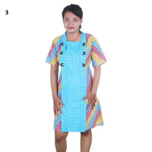 Dress Kebaya Embos Koin Pelangi - Warna 2