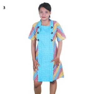 Dress Kebaya Embos Koin Pelangi - Warna 3