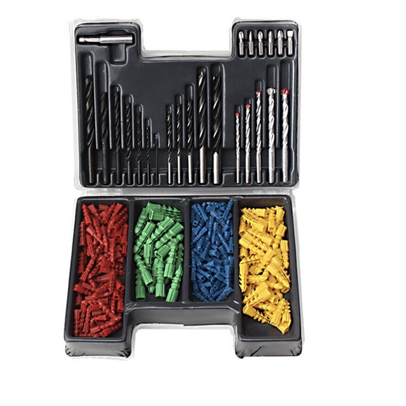 Mata bor besi kayu beton set Drill Bit Set Combination 300pcs