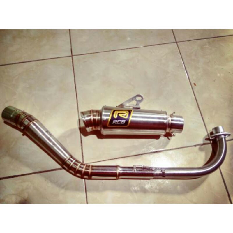 knalpot rcb kolong bawah jupiter z vega r karisma supra 125 revo grand c70