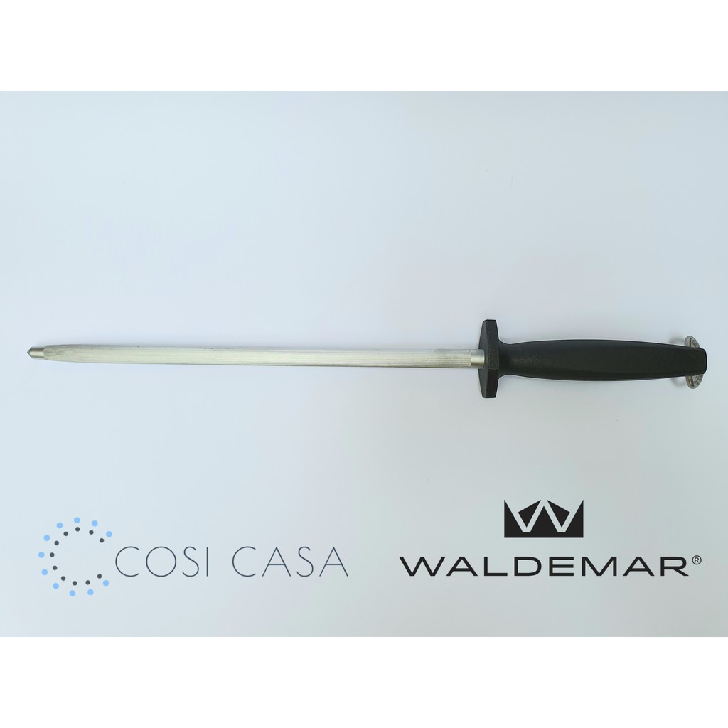 WALDEMAR MAYNOR 12" SHARPENING STEEL BLACK, PP HANDLE, NSF 14.0101.30BK