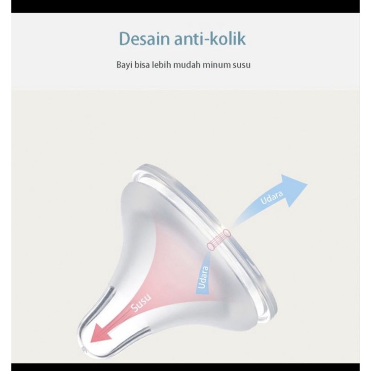 dot yang cocok di botol pigeon wide neck (TANPA BOTOL)