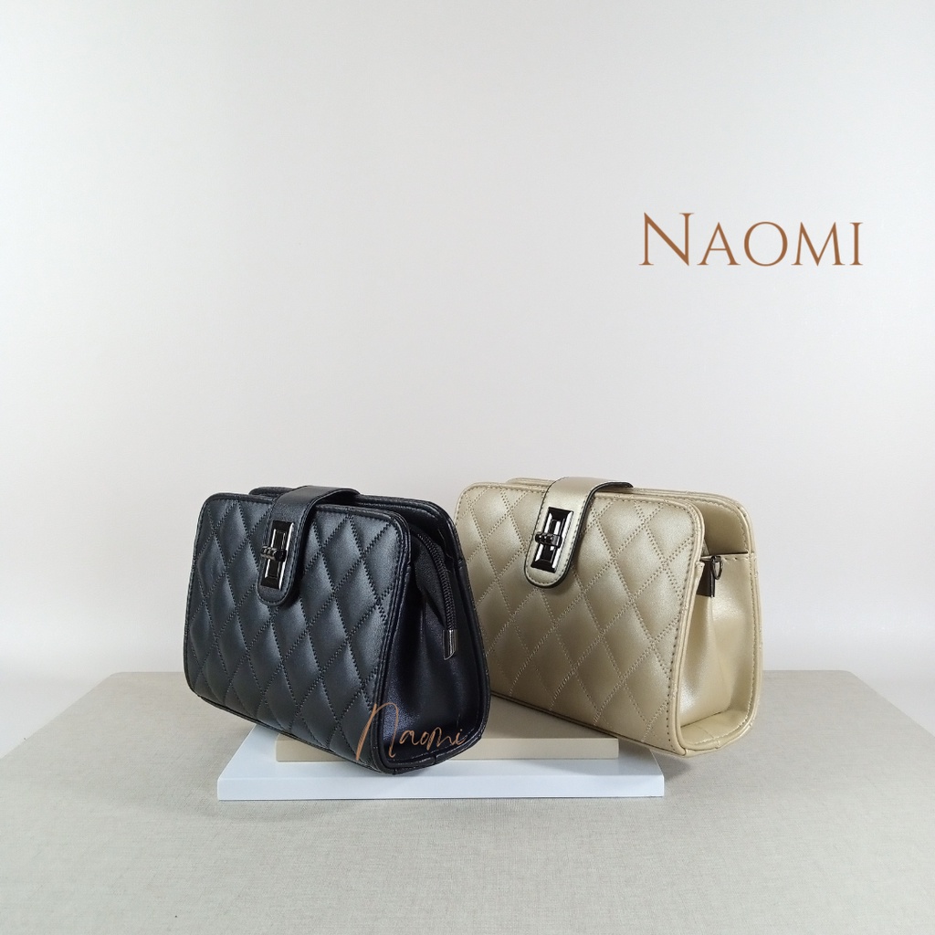 NAOMI - Jenifer Sling Bag Import Premium Rantai Tebal - Tas Slempang Kulit Sintetis Wanita - Tas Hangout Terbaru Latest product Dewasa Rantai - Sling Bag Wisuda- Tas Wanita - Jenipher Bag - Tas Naomi - Naomi Bag