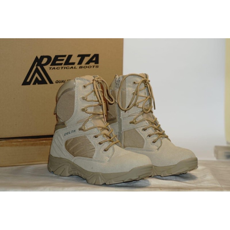 SEPATU TACTICAL BOOTS DELTA IMPORT 8INC BAHAN CORDURA ORIGINAL SEPATU PDL ASN POLISI DAN ABRI SEPATU PRIA DAN WANITA