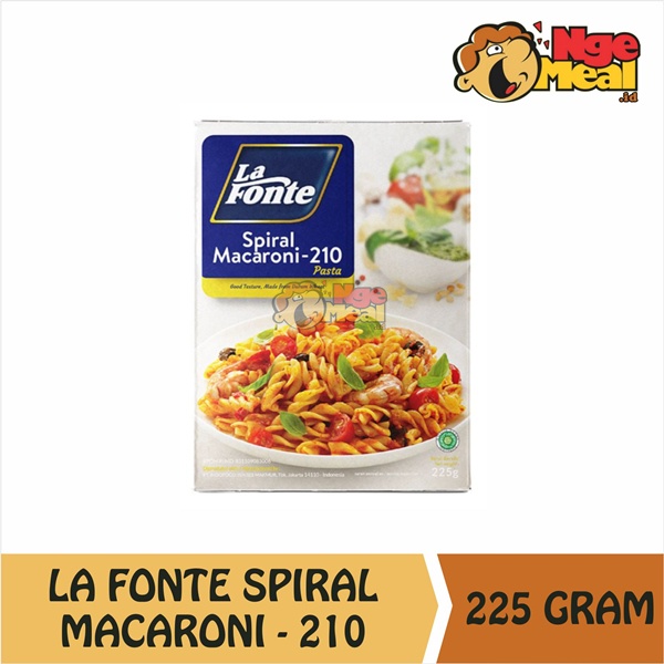 

LA FONTE Spiral Macaroni 225 Gram
