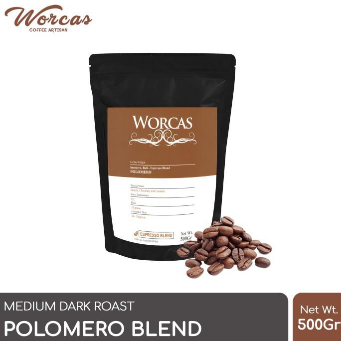 

Promo Awal tahun Kopi Polomero Espresso Blend 500 Gram (Biji/Bubuk) | Worcas Coffee - KOPI BIJI Big