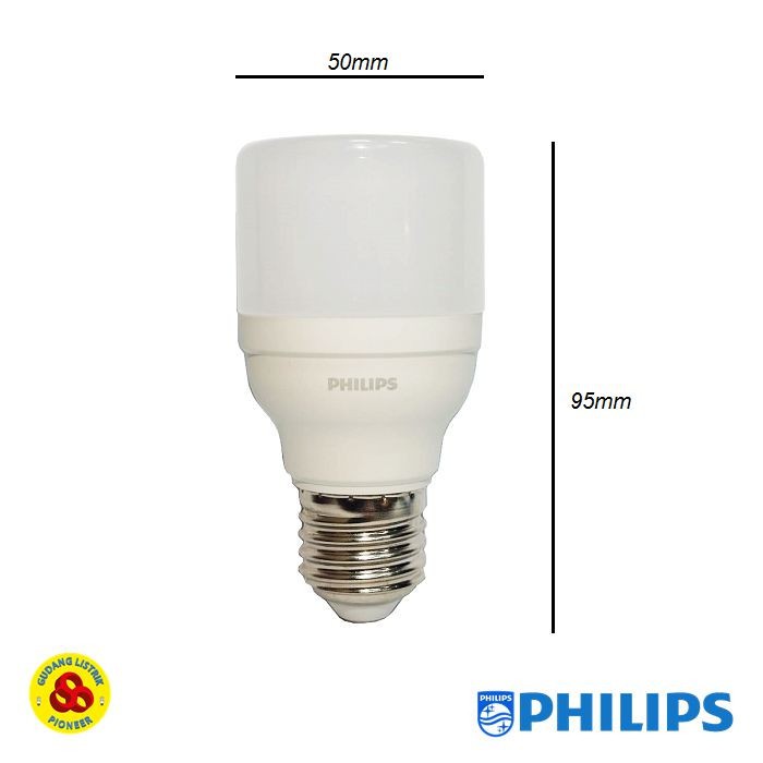 Philips Lampu LED Bright 9W Putih Mycare E27 Bohlam LED 9 Watt CDL