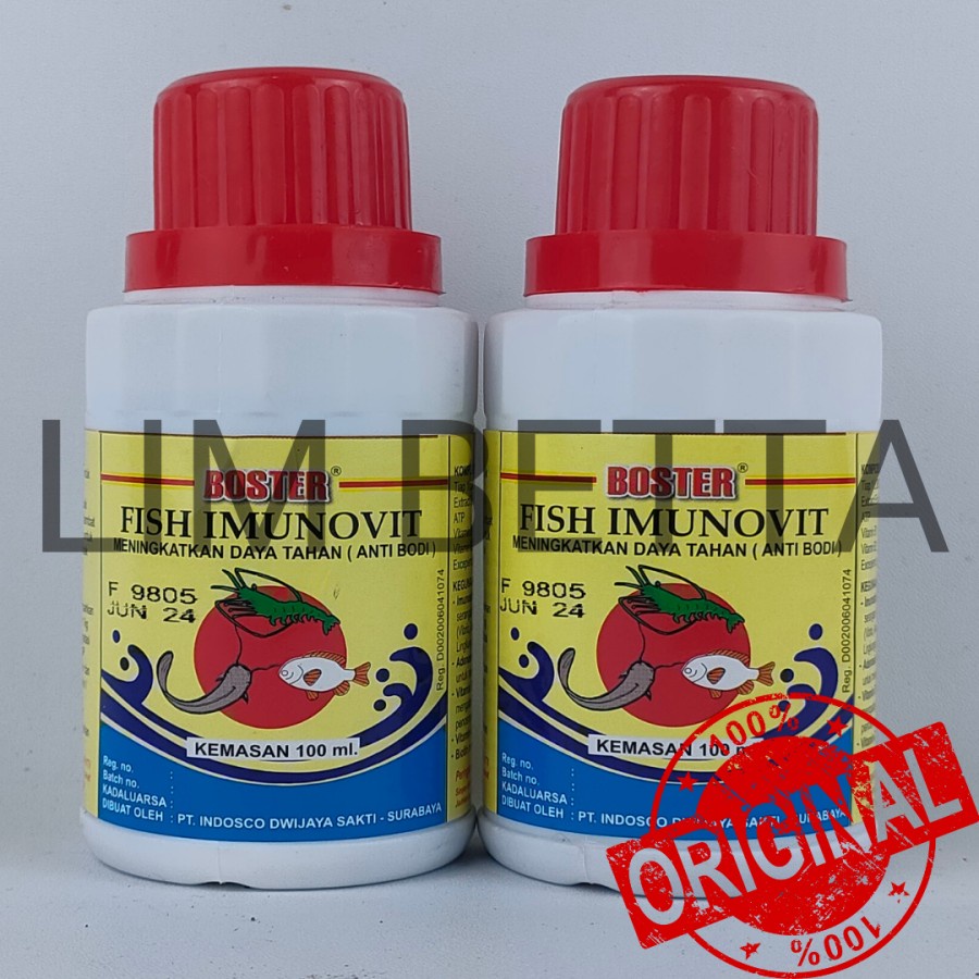 BOSTER FISH IMUNOVIT 100 ML / IMUNOSTIMULAN IKAN DAN UDANG