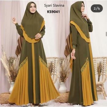 Slavina Dress Set (Gamis Syari)