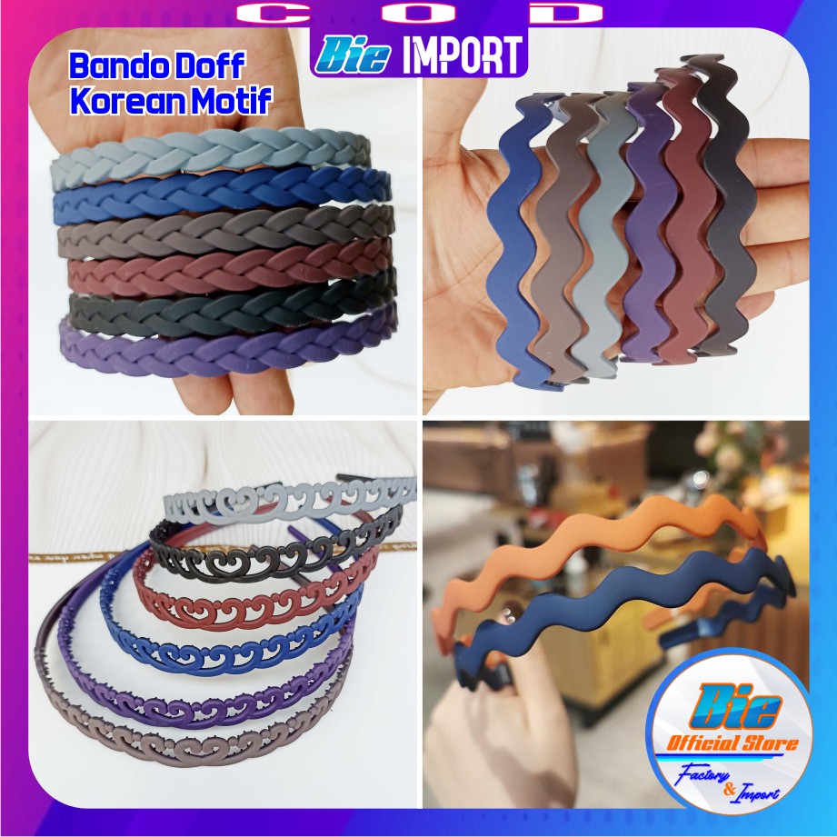 Bando Doff Korea Motif Premium Impor Best Seller