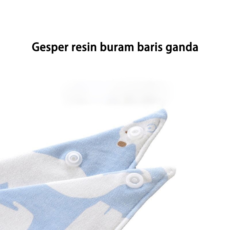 Celemek bayi /Bibs slabber bayi/Celemek makan bayi segitiga (B3)