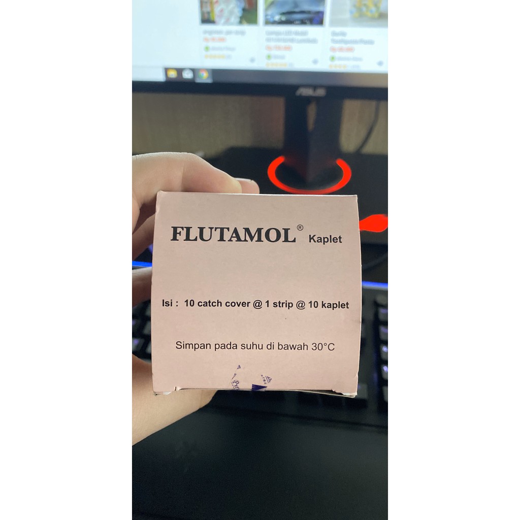 Flutamol paracetamol 1 box