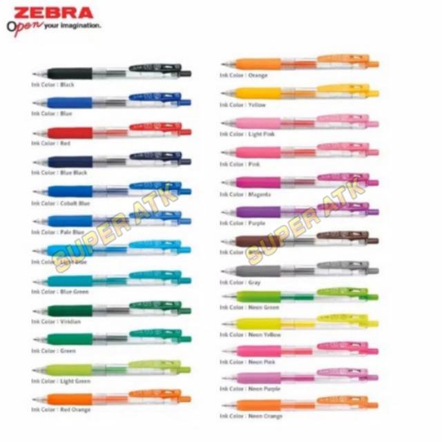 

Zebra Sarasa Clip 0.5 / Pulpen Gel Sarasa Clip Zebra 0.5mm