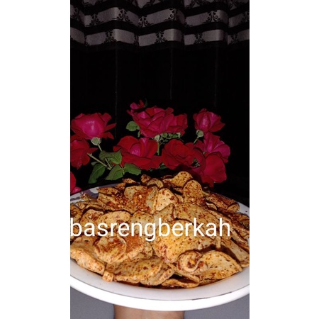 

cemilan basreng bulat 500 Gr murah meriah, dengan bumbu basah ditambah extra daun jeruk segar