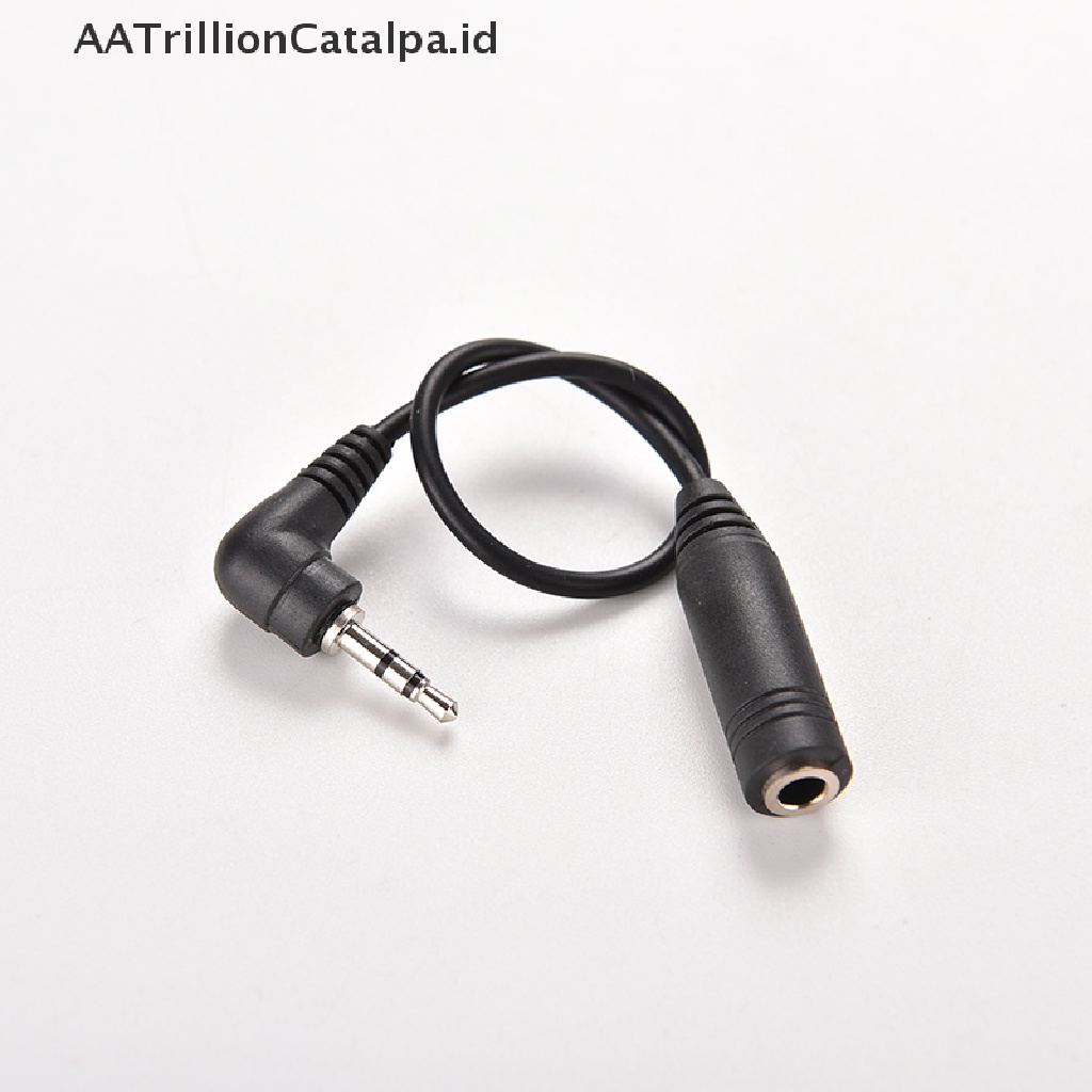 Aatrillioncatalpa Adapter Converter Jack Audio Stereo AUX 2.5mm Male Ke 3.5mm Female