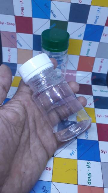 Botol Kapsul Obat Tutup ULIR Segel 85ml 50 - 60 kapsul