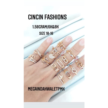 Cincin Fashions 1.50gram-3gram