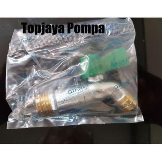 KRAN AIR ONDA/ KRAN TAMAN ONDA KUBC 1/2" KUNINGAN