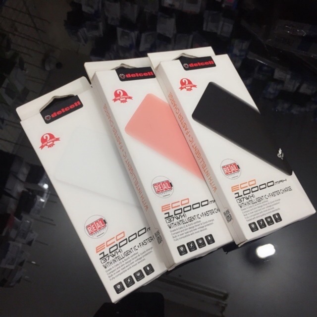 Powerbank DELCELL BLAST 10000Mah Real Capacity Original