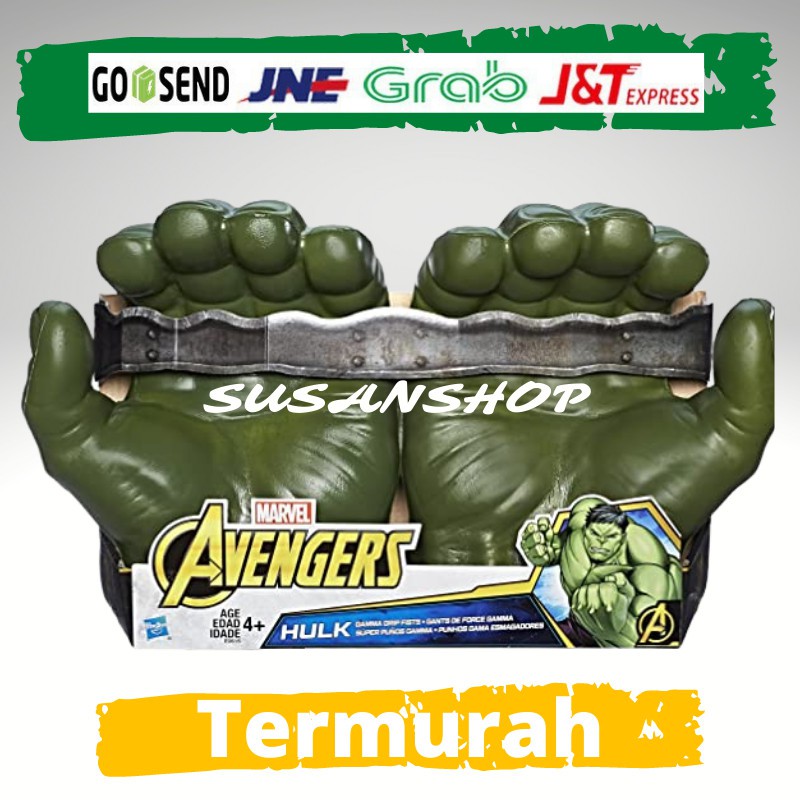 Marvel Avengers Infinity War Hulk Gamma Grip Fists Sarung Tangan Tinju