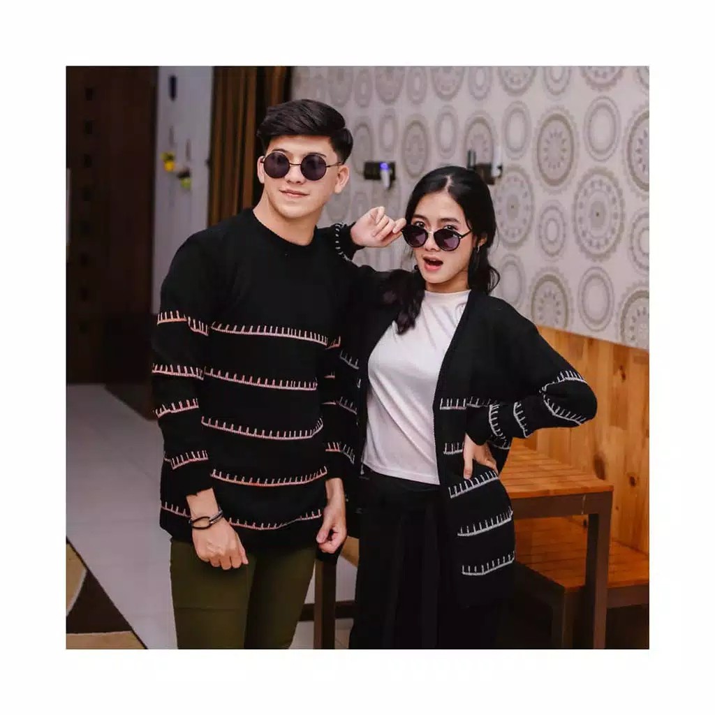 Deluna sweater - couple rajut terbaru - Allsize 4.7