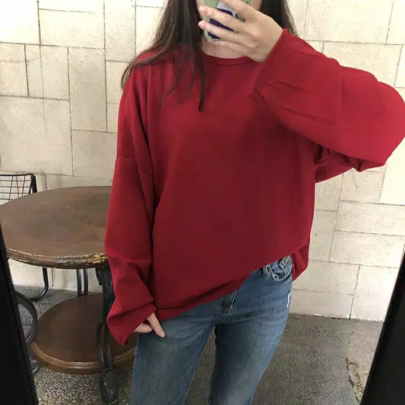 GFS LT LOOSE OVERSIZE BASIC LONGSLEEVE