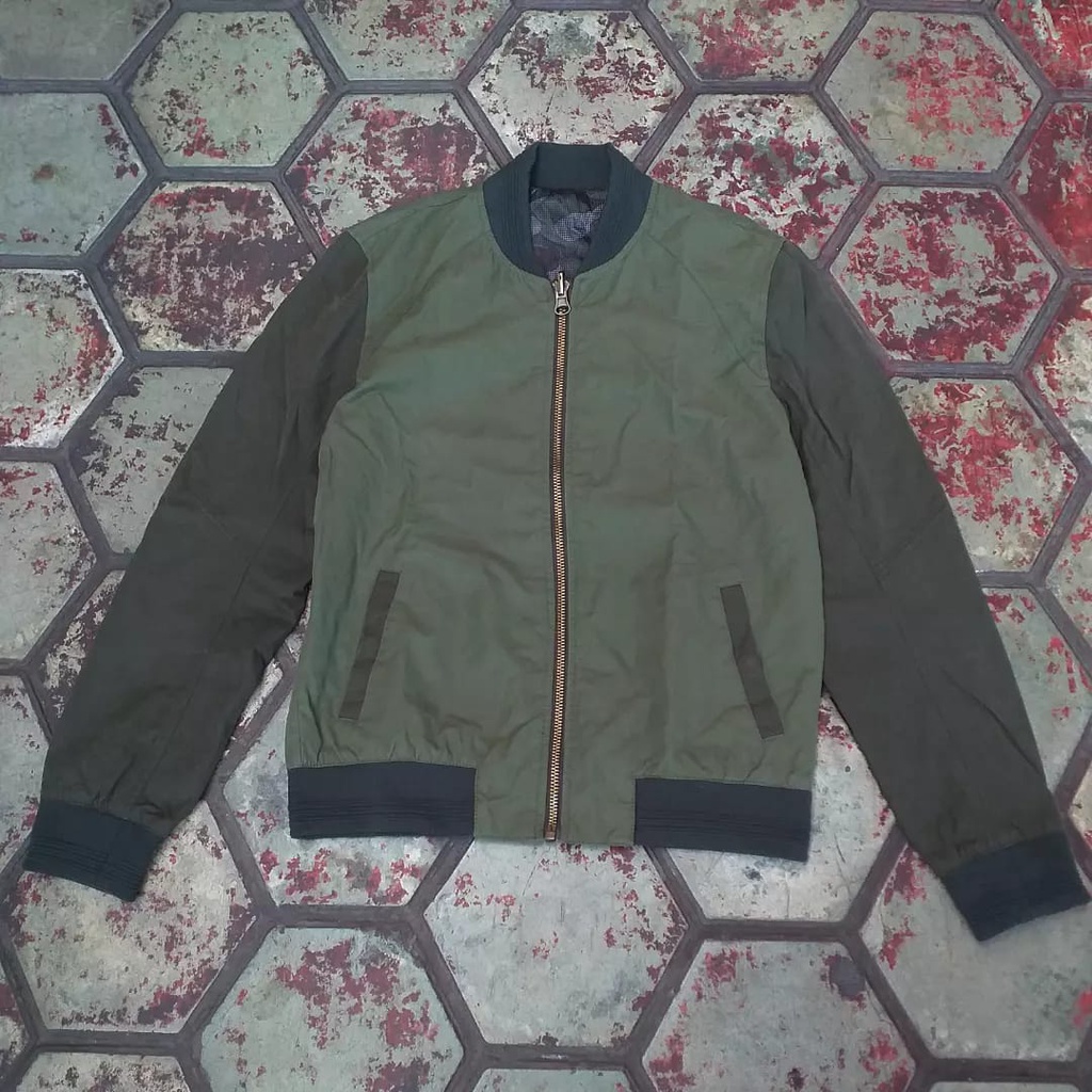 TBJ NEARBY BOMBER REVERSIBLE JACKET