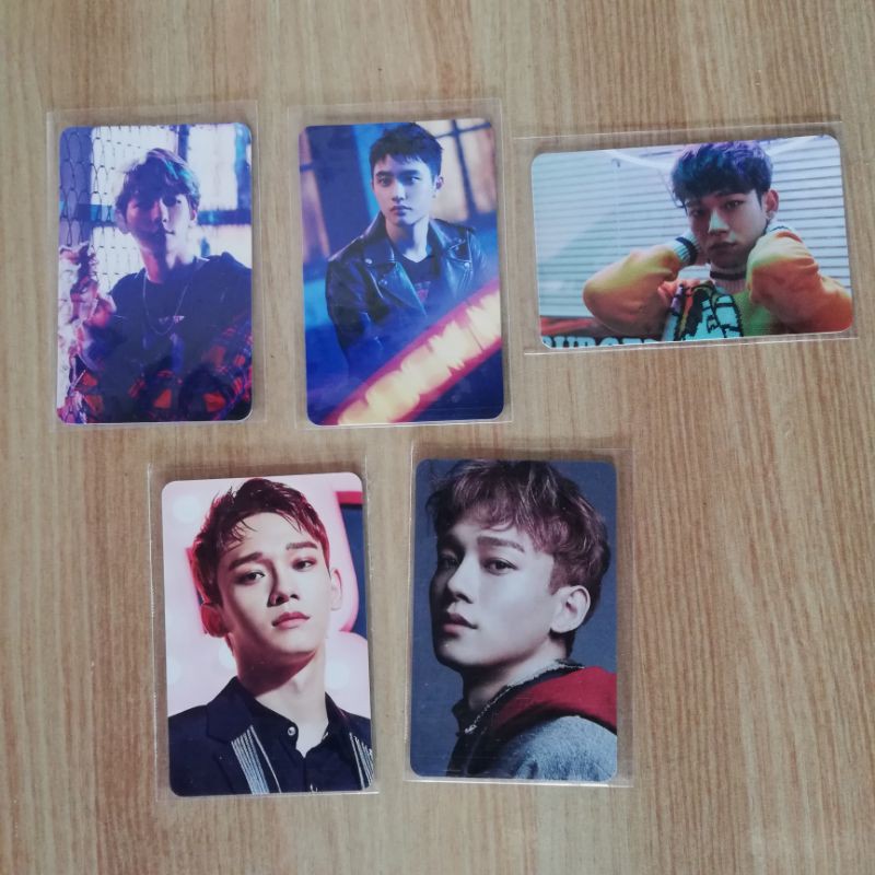 Ready stock EXO Official Photocard (PC) Japan Baekhyun Kyungsoo D.O. Chen