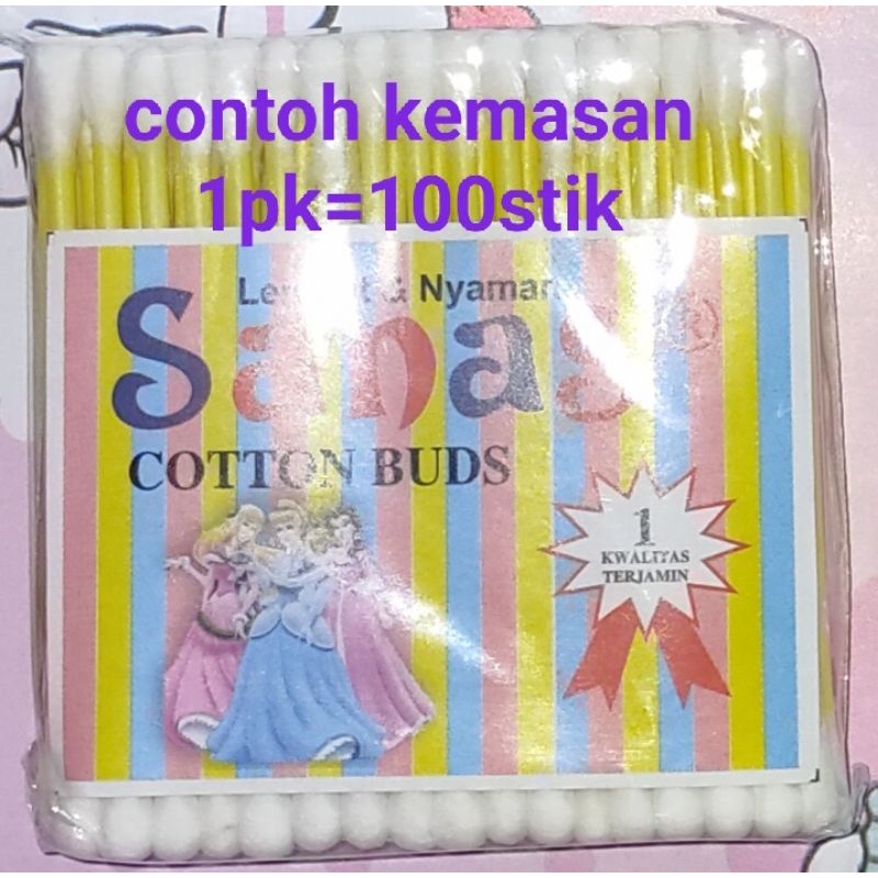 cotton bud dewasa 1pk=100stik