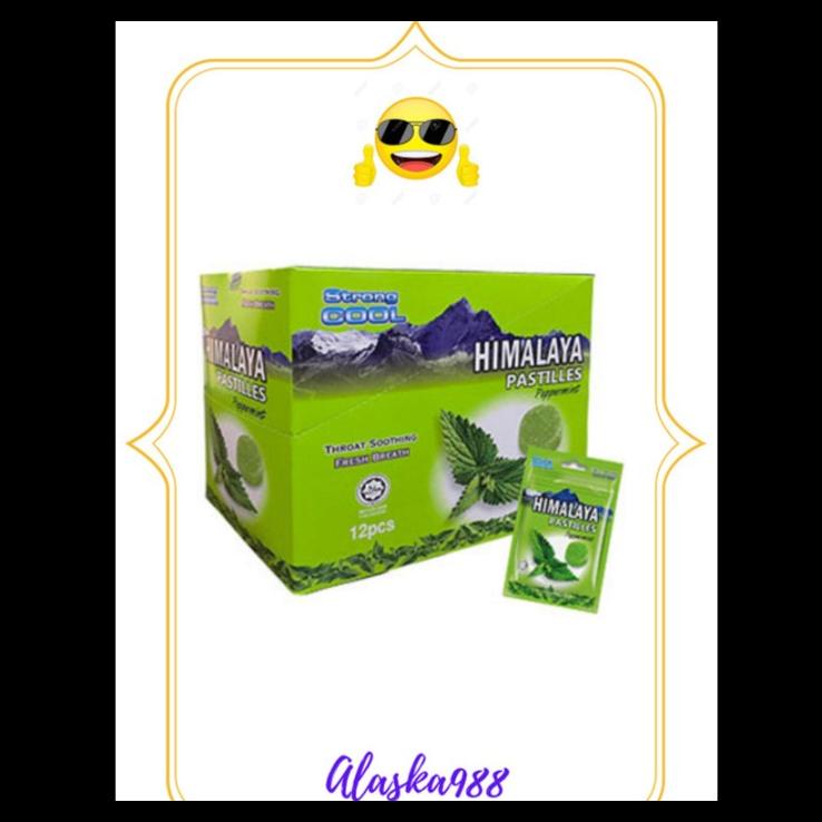 

Himalaya Pastilles Peppermint - Permen Mint Himalaya Box Isi 12