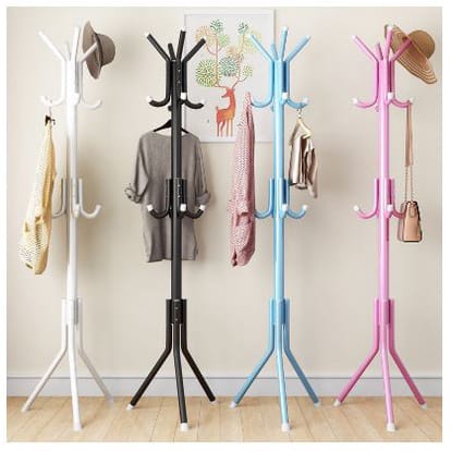 (VCM) Stand Hanger Hook Multifungsi / Hanger Gantungan Baju Tas Topi