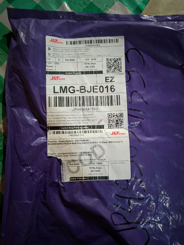 Kemeja Batik Ansor Motif Wayangan