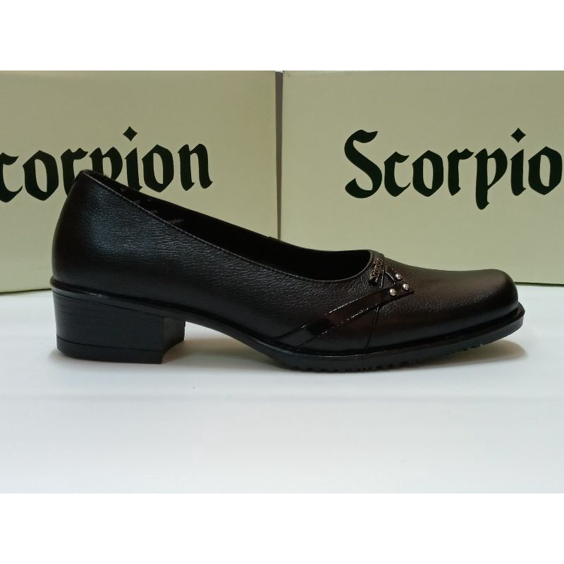 Sepatu Kulit Wanita Scorpion - 071259 - Sepatu Pantofel Kulit