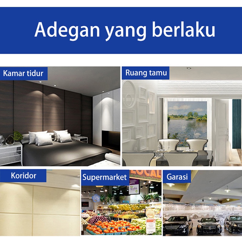 Golden LED Panel Light 6W 12W Hemat Energi
